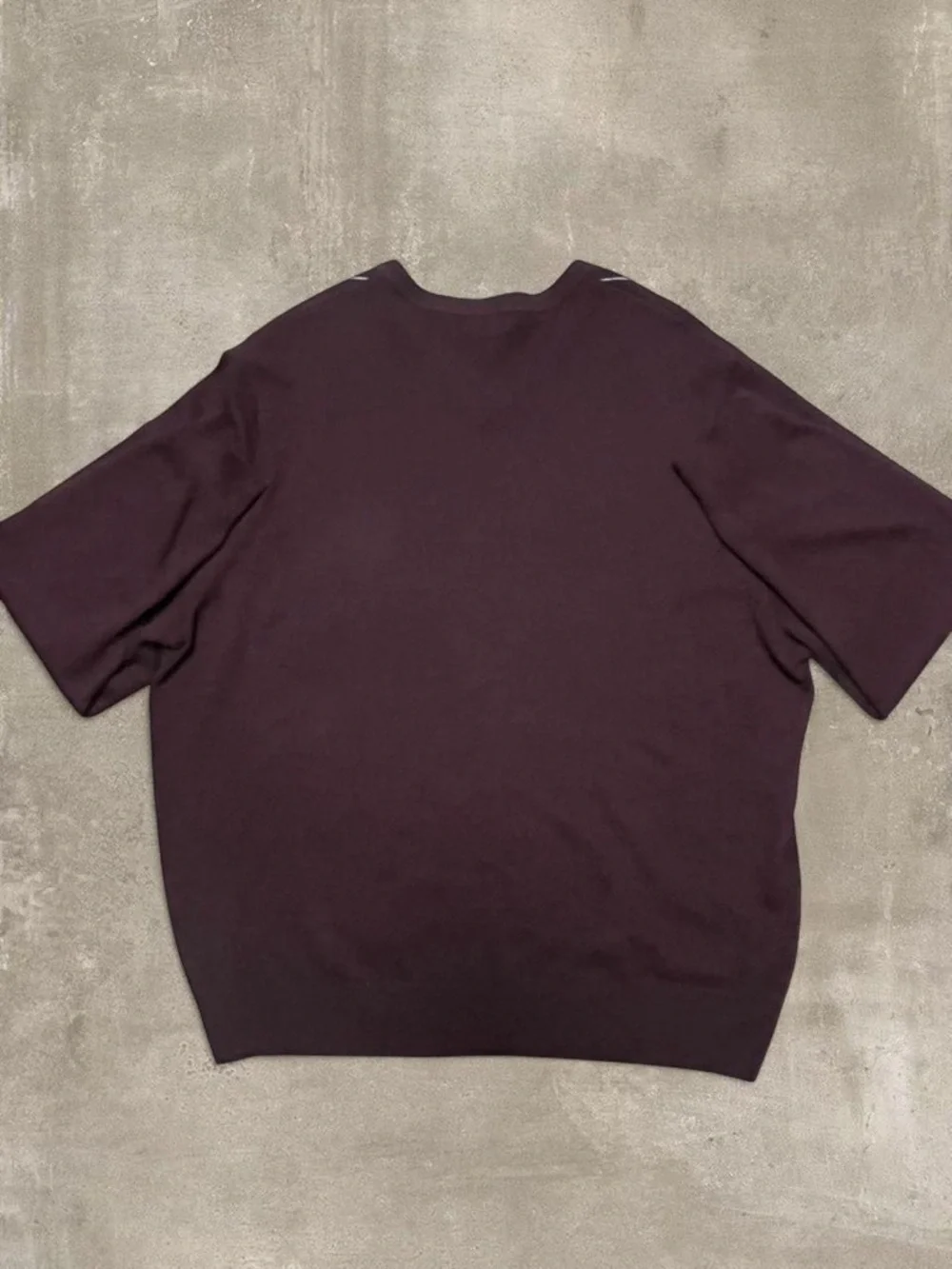 Dockers Burgundy Argyle V-Neck Sweater XXL - Picture 3 of 6